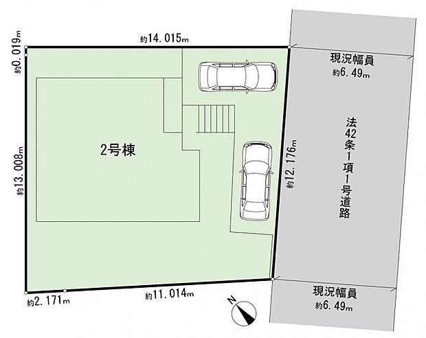 2号棟 区画図
