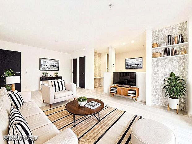 ■くつろぎと笑顔が集まる、心温まるリビング