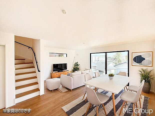 ■温もりを感じる、居心地のいいリビング