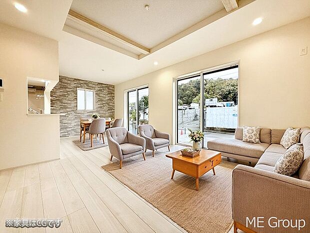 ■ふとした瞬間に幸せを感じる、心地よい場所※家具はCGです  