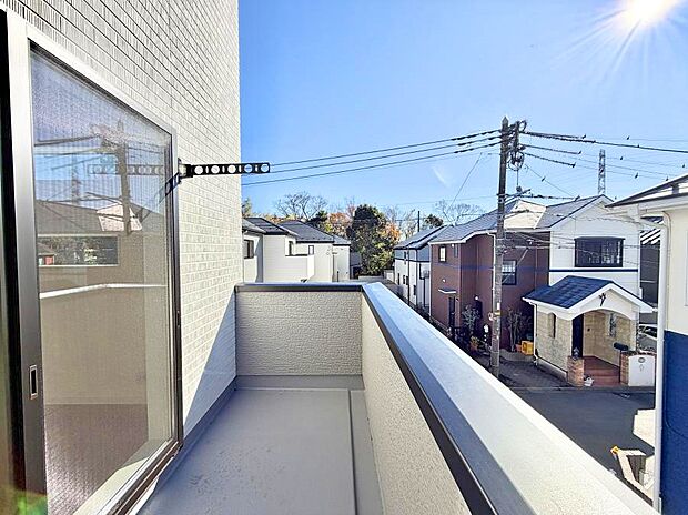 お洗濯物がよく乾く陽当たり良好のバルコニーです！