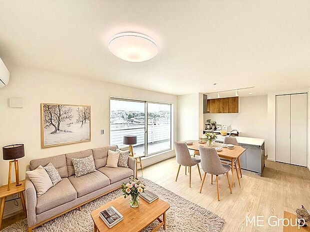 ■くつろぎと笑顔が集まる、心温まるリビング