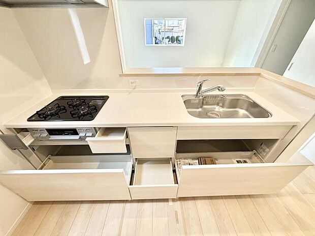 ■料理がもっと楽しくなる、快適なキッチン空間