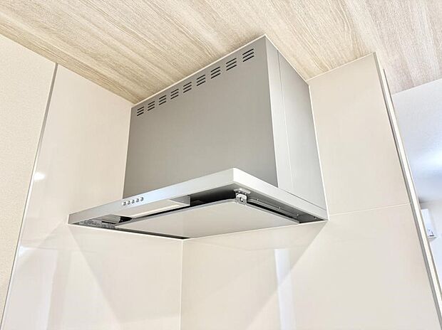 ■調理時の蒸気や匂いが換気扇に誘導され、効率的に排煙ができます。