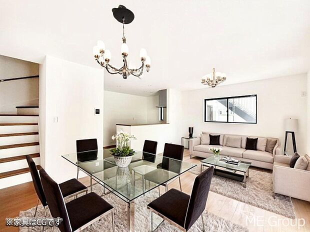 ■心落ち着く場所、ゆったり過ごせるリビング