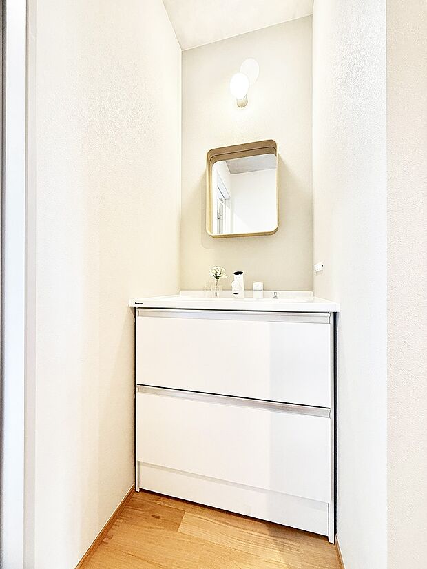■お洒落で清潔感のある洗面所