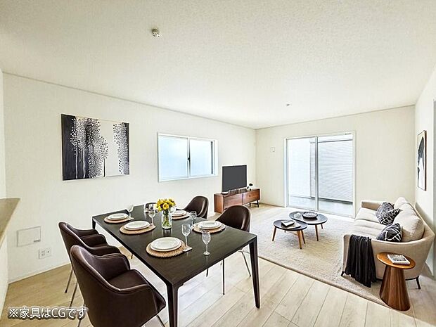 ■心落ち着く場所、ゆったり過ごせるリビング