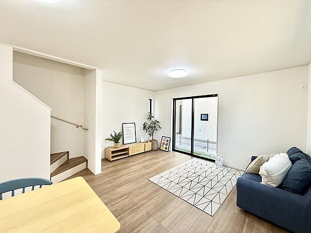 ■温もりを感じる、居心地のいいリビング