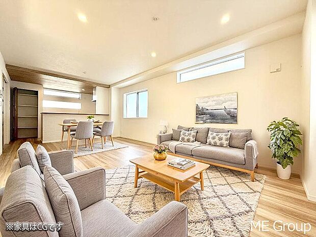 ■温もりを感じる、居心地のいいリビング