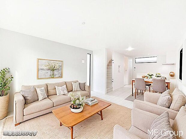 ■くつろぎと笑顔が集まる、心温まるリビング