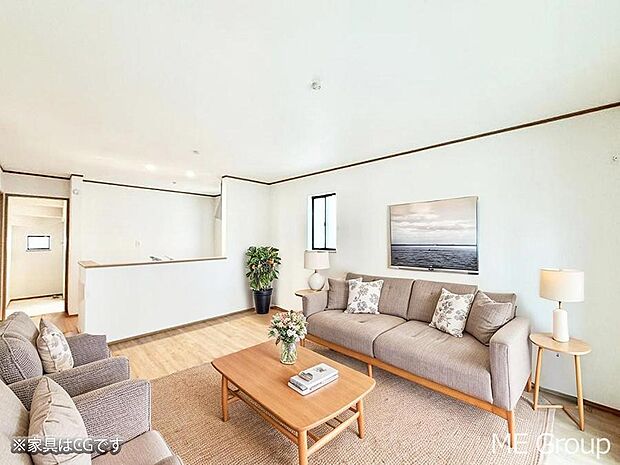 ■くつろぎと笑顔が集まる、心温まるリビング