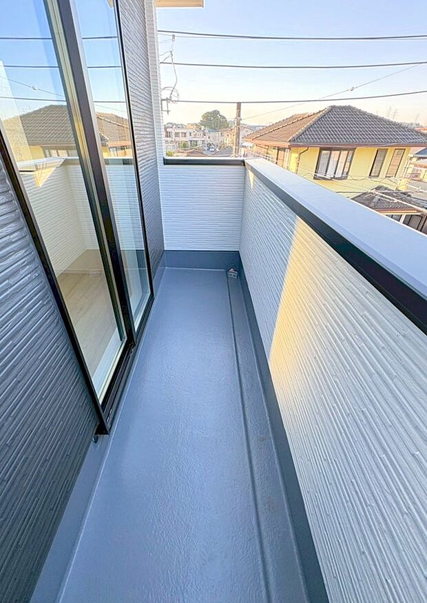 お洗濯物がよく乾く陽当たり良好のバルコニーです！