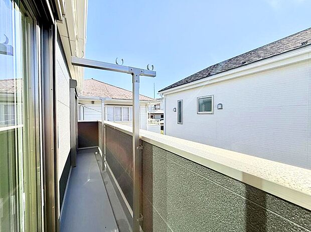 ■お洗濯物がよく乾く陽当たり良好のバルコニーです！  