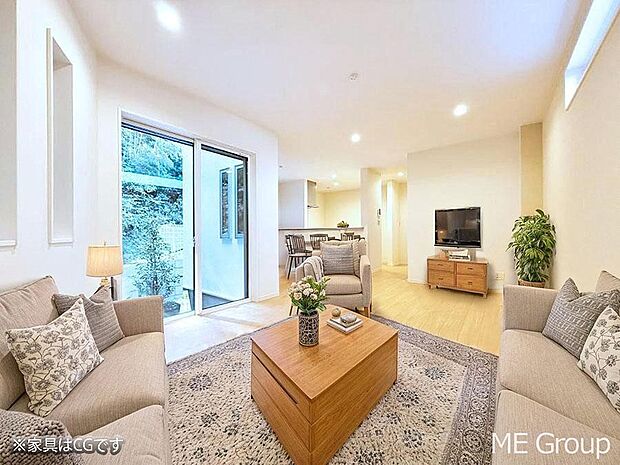 ■心落ち着く場所、ゆったり過ごせるリビング