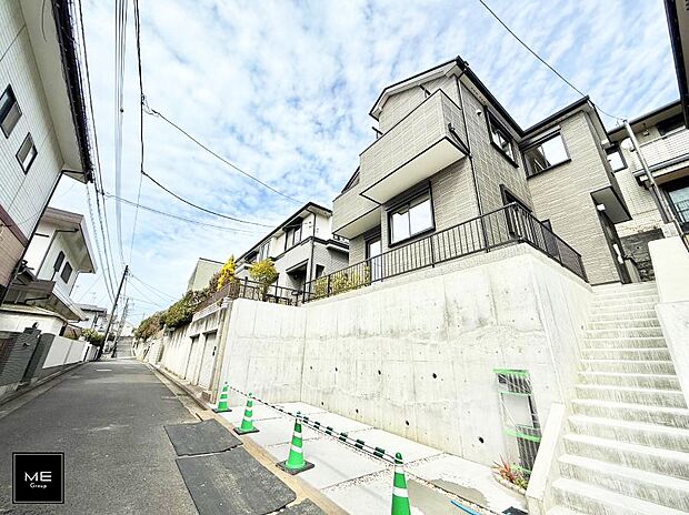 前面道路広々