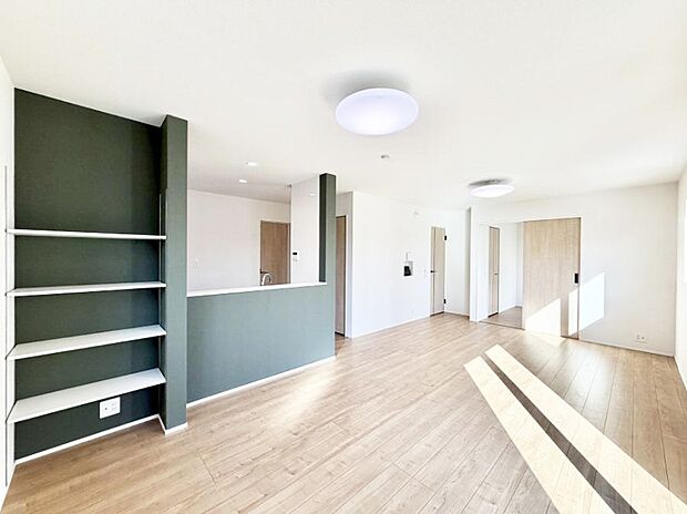 ■心落ち着く場所、ゆったり過ごせるリビング