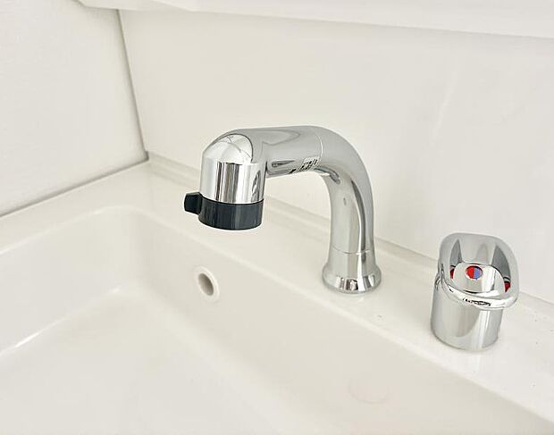 ■細かい部分まで洗いやすく便利なハンドシャワー付き