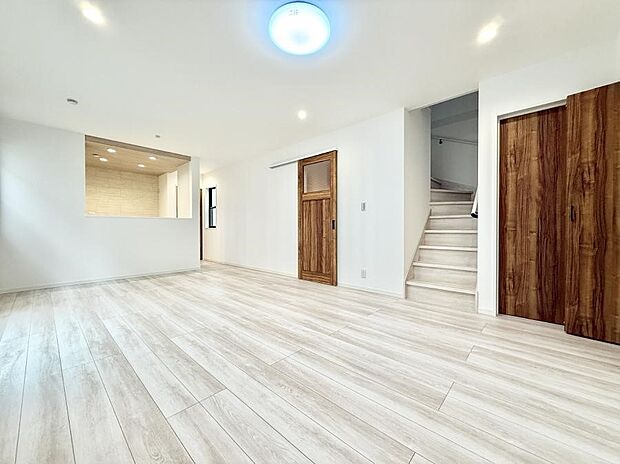 ■リビングイン階段を採用!コミュニケーションが取りやすいですね