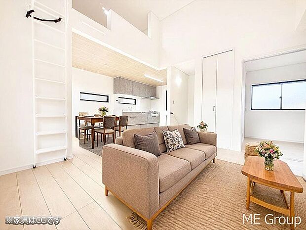 ■くつろぎと笑顔が集まる、心温まるリビング