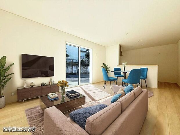 ■くつろぎと笑顔が集まる、心温まるリビング