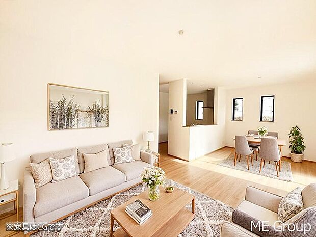 ■心落ち着く場所、ゆったり過ごせるリビング