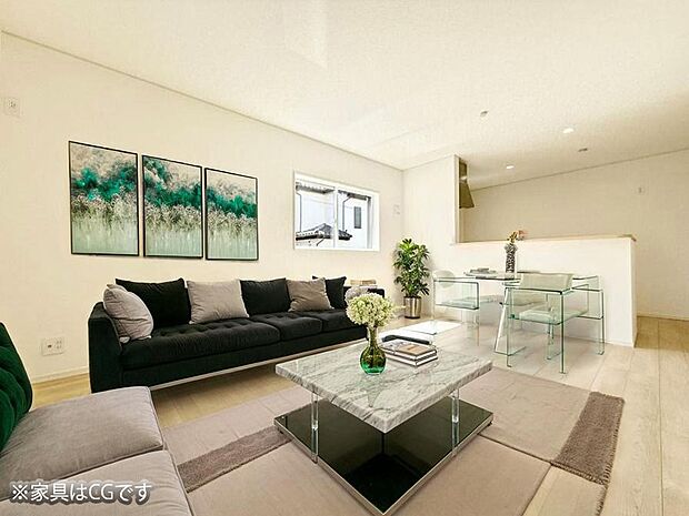 いつの間にか家族が集まっちゃうそんなリビングいいですよね