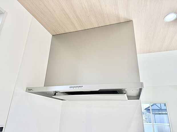 ■調理時の蒸気や匂いが換気扇に誘導され、効率的に排煙ができます。