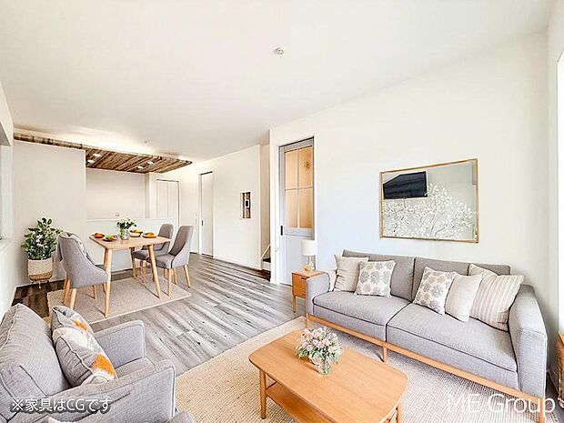 ■心落ち着く場所、ゆったり過ごせるリビング