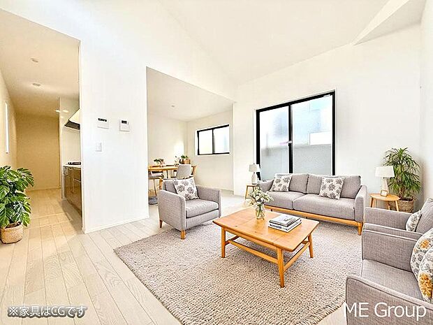 ■心落ち着く場所、ゆったり過ごせるリビング