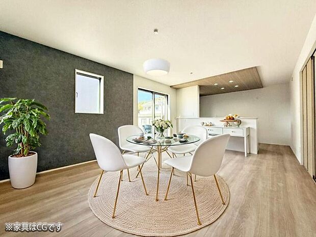 ■くつろぎと笑顔が集まる、心温まるリビング