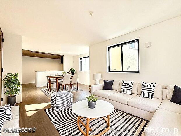 ■心落ち着く場所、ゆったり過ごせるリビング