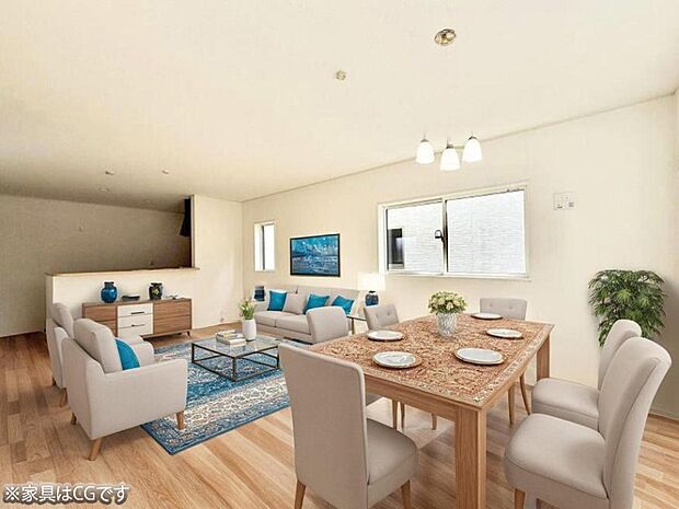 ■くつろぎと笑顔が集まる、心温まるリビング