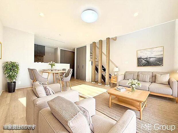 ■家族の笑顔があふれる、くつろぎの空間