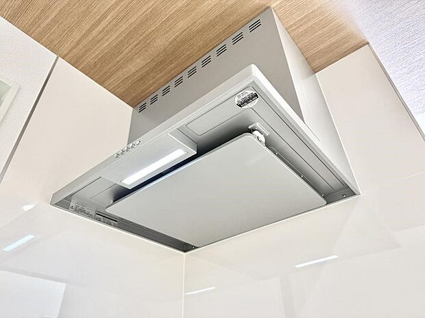 ■調理時の蒸気や匂いが換気扇に誘導され、効率的に排煙ができます。