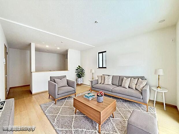 ■くつろぎと笑顔が集まる、心温まるリビング