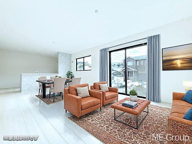 ■心落ち着く場所、ゆったり過ごせるリビング