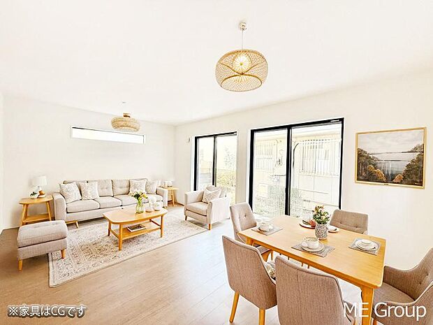 ■心落ち着く場所、ゆったり過ごせるリビング