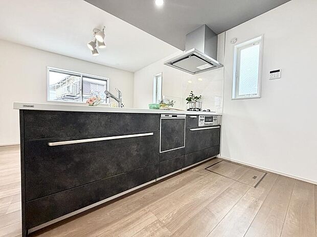 会話が深まる対面キッチン!家族との会話がはずみます