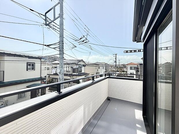 1号棟 日当たり良好 眺めの良いバルコニーです!