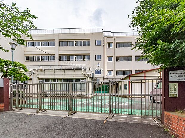 中学校 1900m 横浜市立都田中学校