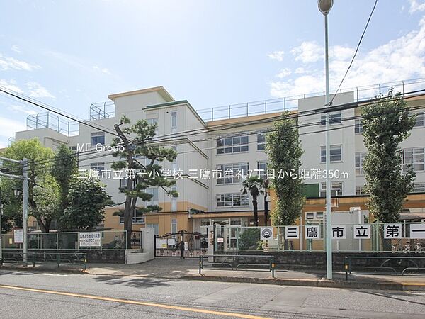 小学校 350m 三鷹市立第一小学校