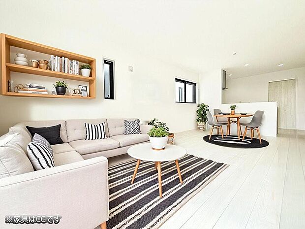 ■心落ち着く場所、ゆったり過ごせるリビング