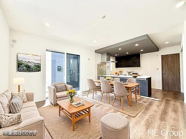 ■心落ち着く場所、ゆったり過ごせるリビング