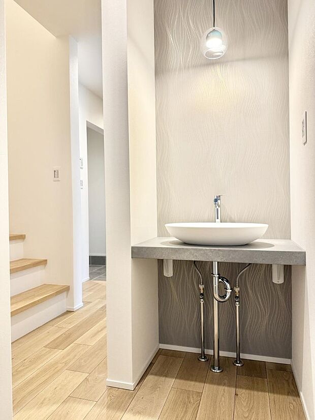 ■「あったらいいな」を形にした、玄関のセカンド洗面