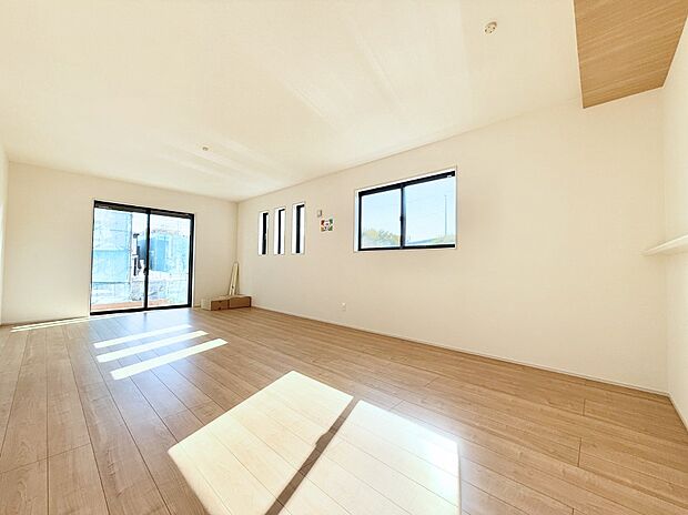 ■温もりを感じる、居心地のいいリビング