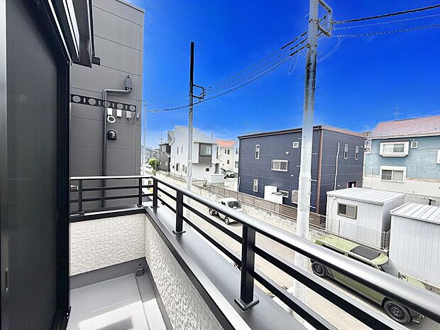 2号棟 ■お洗濯物がよく乾く陽当たり良好のバルコニーです!