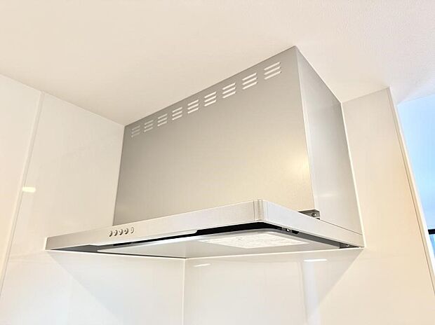 ■調理時の蒸気や匂いが換気扇に誘導され、効率的に排煙ができます。