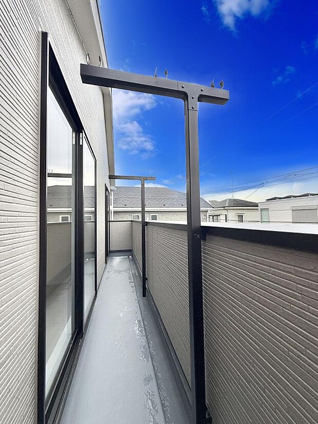 ■お洗濯物がよく乾く陽当たり良好のバルコニーです!