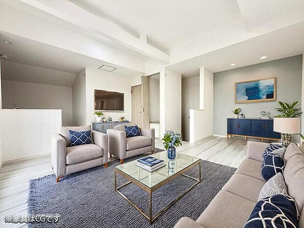 ■くつろぎと笑顔が集まる、心温まるリビング