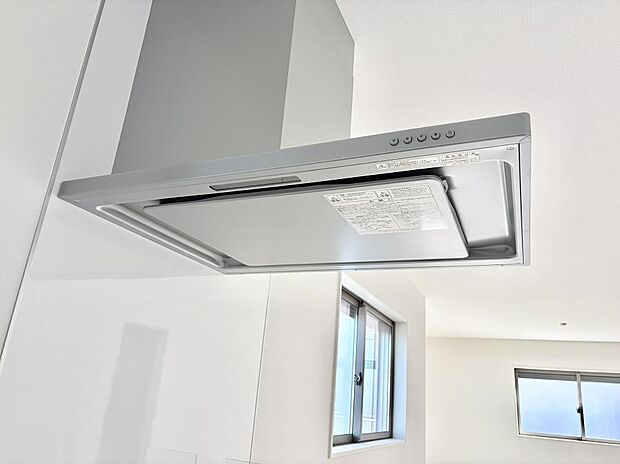 ■調理時の蒸気や匂いが換気扇に誘導され、効率的に排煙ができます。